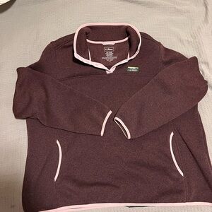 L.L. Bean Women's Plum Cowl Neck Sweater